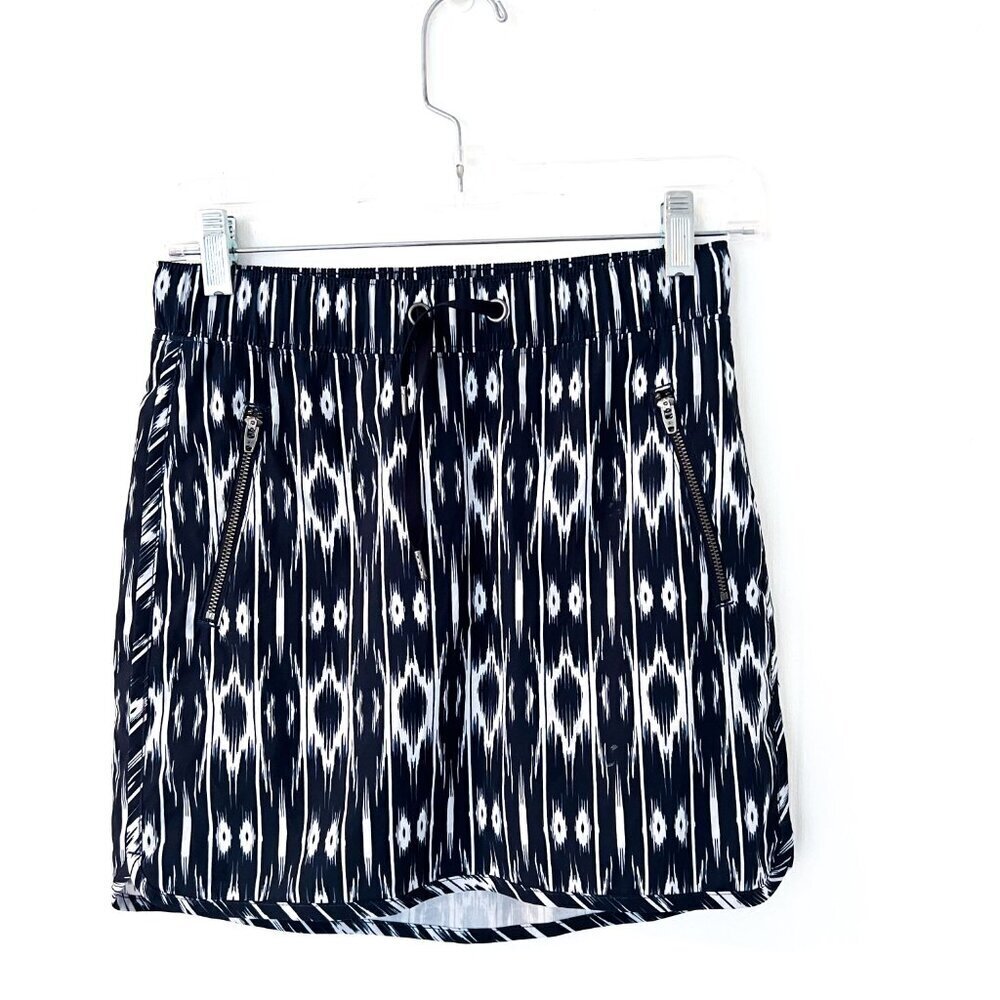 Athleta Blue Ikat Reflection Stretch In Skort View 4